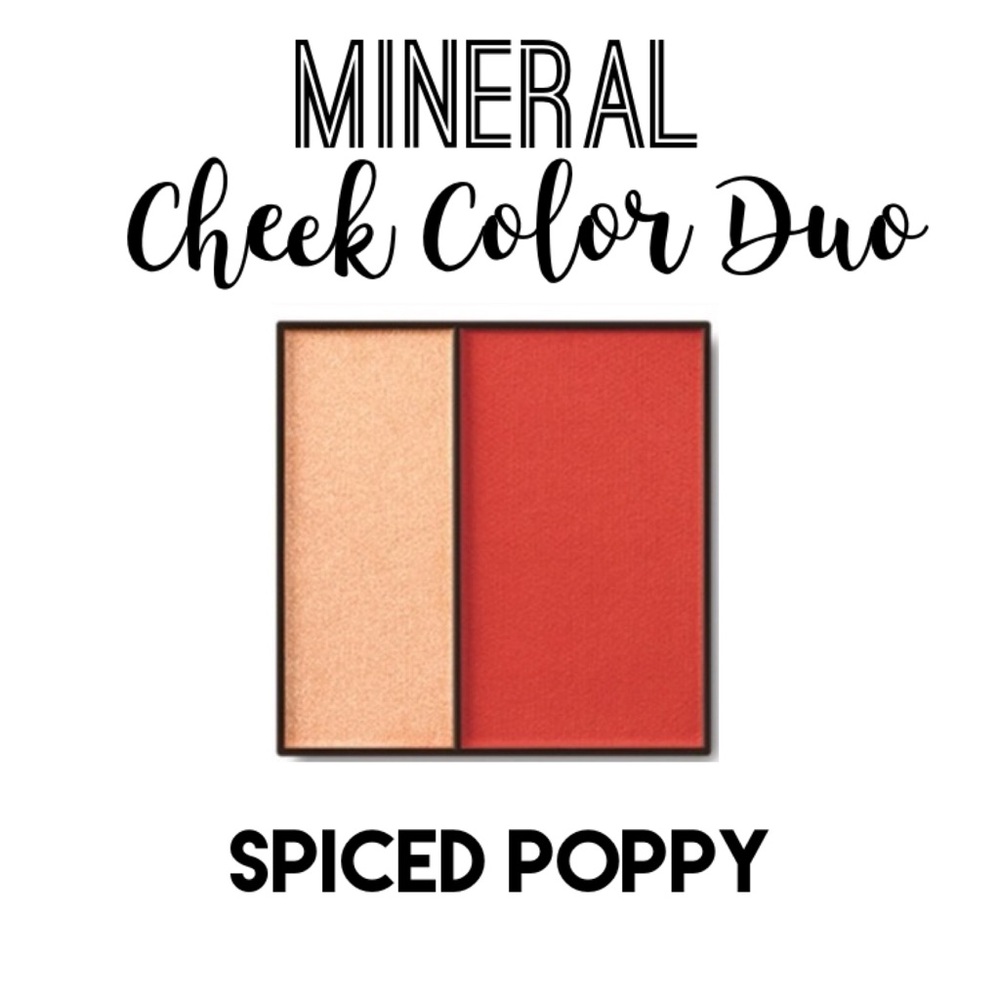 New Mary Kay mineral cheek color highlighter duo Spiced Poppy